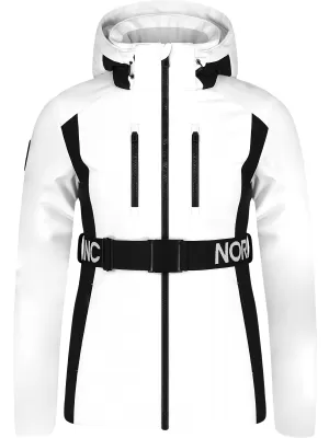Softshell-Skijacke für Damen NORDBLANC APRES-SKI NBWJL7928 WEIß