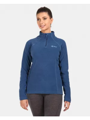 Fleece-Sweatshirt für Damen KILPI ALMERI-W UL0209KI DUNKELBLAU