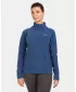 Fleece-Sweatshirt für Damen KILPI ALMERI-W UL0209KI DUNKELBLAU