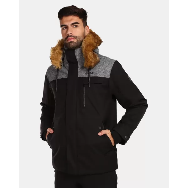  Herren-Winterjacke KILPI ALPHA-M UM0127KI SCHWARZ 
