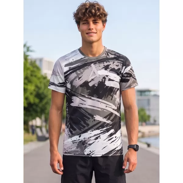  Hochwertiges Funktions-T-Shirt für Herren ALTISPORT VOJ/ALM014TR01 SCHWARZGRAU 