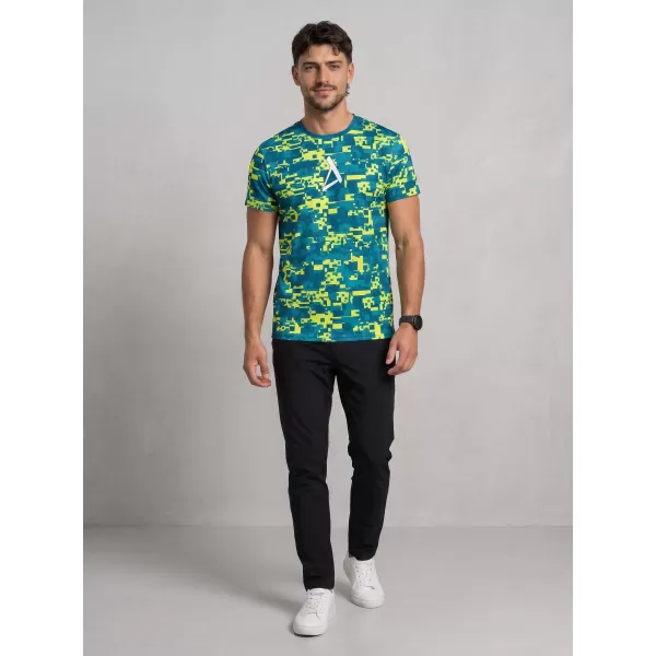  Herren Premium Plus Funktions-T-Shirt ALTISPORT VOJ/ALM011TR02 KEROSIN/NEONGELB 
