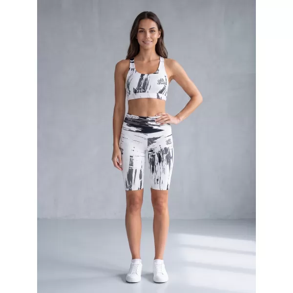  Dámské legíny nad kolena premium ALTISPORT VOJ/ALW010LEG02 BÍLÁ 