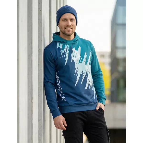  Hochwertiges Funktions-Sweatshirt für Herren ALTISPORT VOJ/ALM006MI01 KEROSIN/BLAU 