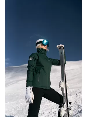 Damen-Skijacke NORDBLANC ZENITH NBWJL7929 DUNKELGRÜN