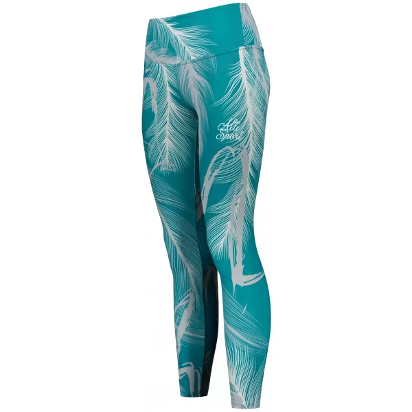  Lange Premium-Leggings für Damen ALTISPORT VOJ/ALW001LEG01 SMARAGD 