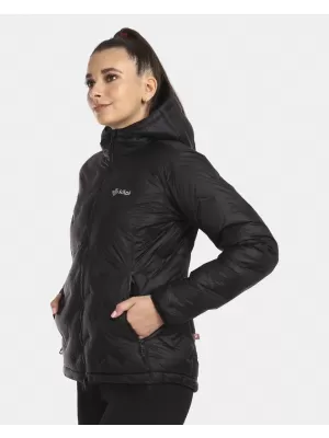 Daunenjacke für Damen KILPI ALBERTA-W UL0134KI SCHWARZ