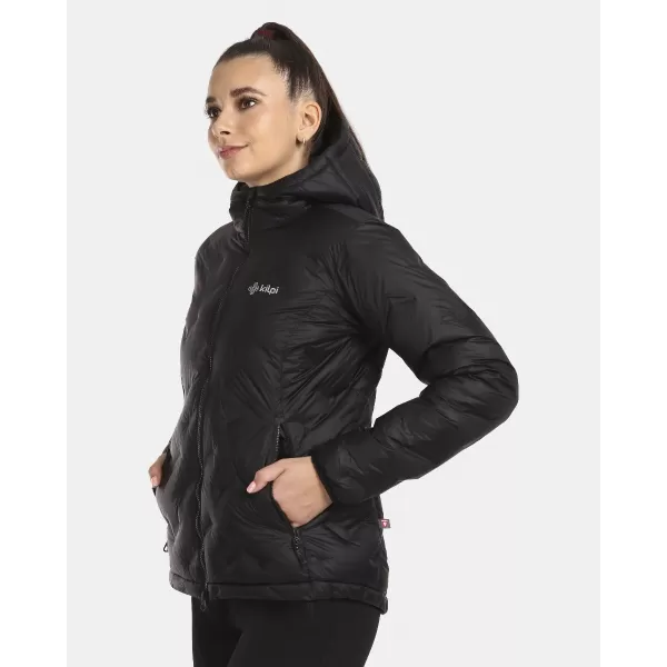  Daunenjacke für Damen KILPI ALBERTA-W UL0134KI SCHWARZ 