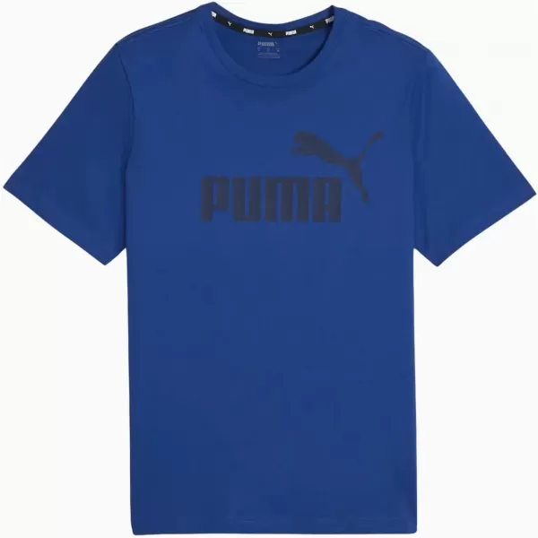  Herren-T-Shirt PUMA ESS LOGO TEE 586667-59 BLAU 