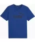 Herren-T-Shirt PUMA ESS LOGO TEE 586667-59 BLAU