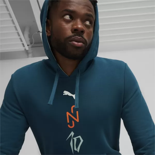  Herren-Sweatshirt PUMA NJR CREATIVITY LOGO HOODY 658955-13 BLAU 