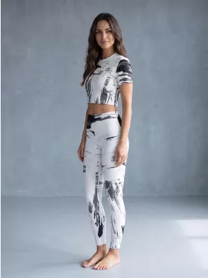 Lange Premium-Leggings für Damen ALTISPORT VOJ/ALW010LEG01 WEIß