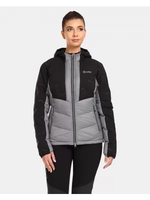 Daunenjacke für Damen KILPI TEVERY-W UL0115KI SCHWARZ