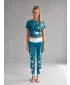 Lange Premium-Leggings für Damen ALTISPORT VOJ/ALW022LEG01 KEROSIN