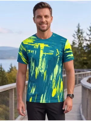 Hochwertiges Funktions-T-Shirt für Herren ALTISPORT VOJ/ALM010TR01 KEROSIN/GELB