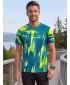 Hochwertiges Funktions-T-Shirt für Herren ALTISPORT VOJ/ALM010TR01 KEROSIN/GELB