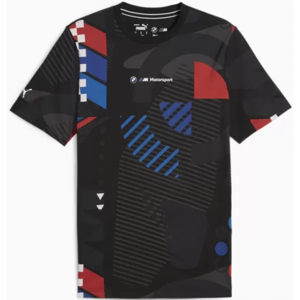  Herren-T-Shirt PUMA BMW MMS AOP TEE 624153-01 SCHWARZ 