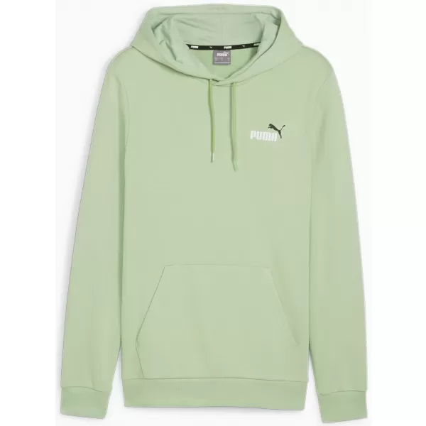  Herren-Sweatshirt PUMA ESS+ 2 COL SMALL LOGO HOODIE 680990-95 GRÜN 