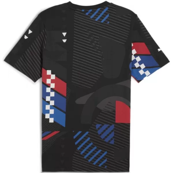  Herren-T-Shirt PUMA BMW MMS AOP TEE 624153-01 SCHWARZ 