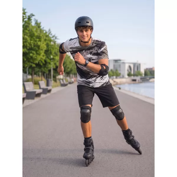 Hochwertiges Funktions-T-Shirt für Herren ALTISPORT VOJ/ALM014TR01 SCHWARZGRAU 