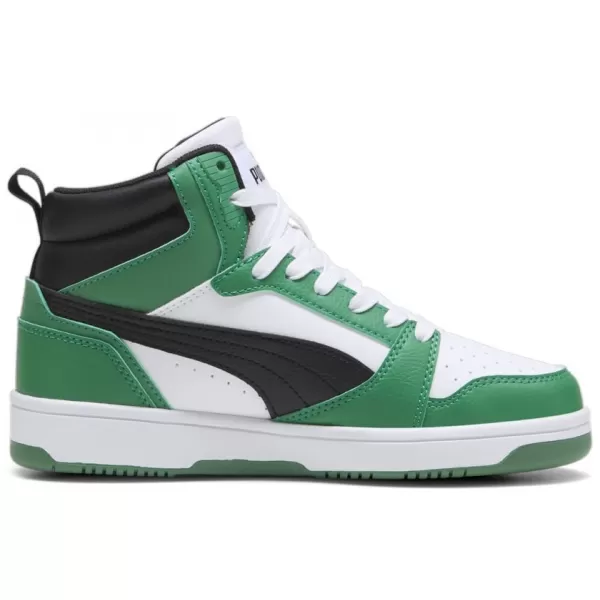  Kinderschuhe PUMA REBOUND V6 MID JR 393831-10 WEIß 
