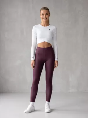 Lange Premium-Leggings für Damen ALTISPORT VOJ/ALW021LEG01 LILA