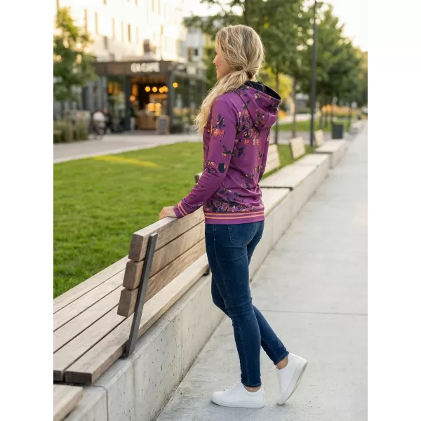  Premium-Sweatshirt für Damen ALTISPORT VOJ/ALW024MI01 LILA 