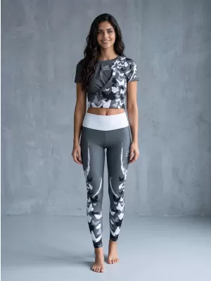 Lange Premium-Leggings für Damen ALTISPORT VOJ/ALW022LEG01 GRAU