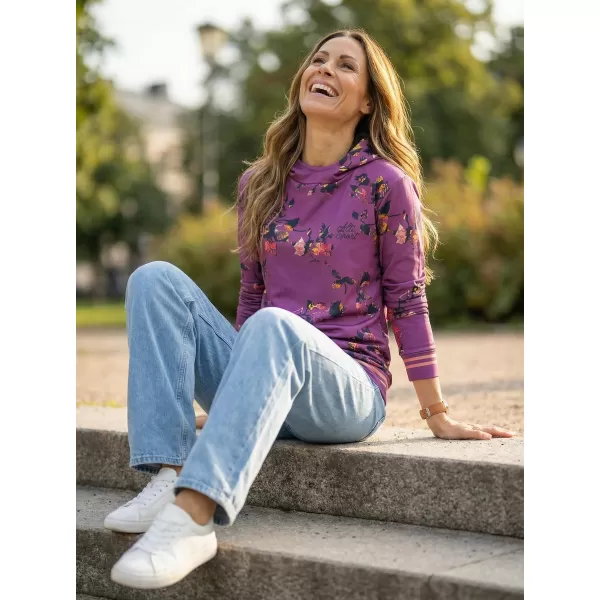  Premium-Sweatshirt für Damen ALTISPORT VOJ/ALW024MI01 LILA 