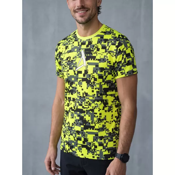  Herren Premium Plus Funktions-T-Shirt ALTISPORT VOJ/ALM011TR02 NEON GELB 