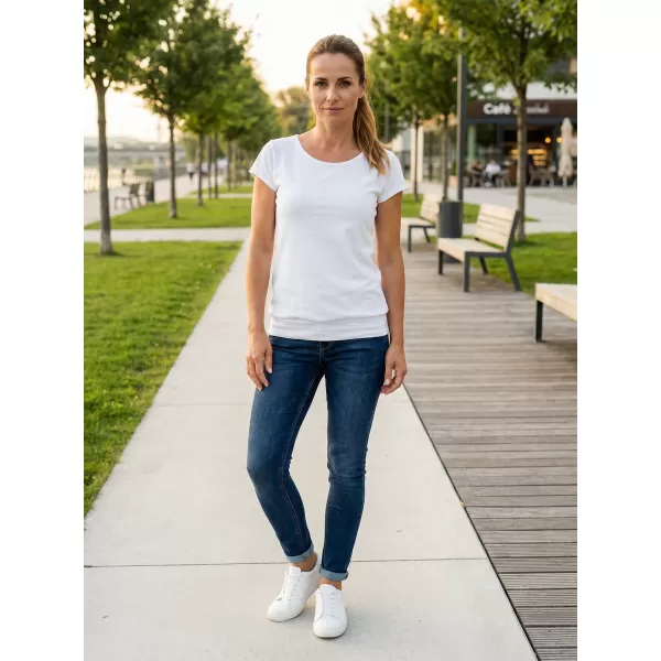  Damen-T-Shirt ALTISPORT NoPrint NP/ALW021 WEIß 