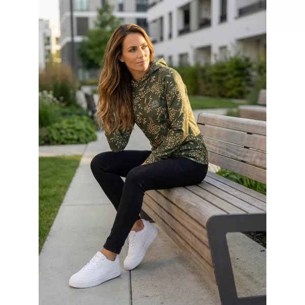  Hochwertiges Funktions-Sweatshirt für Damen ALTISPORT VOJ/ALW025MI01 MILITÄR 