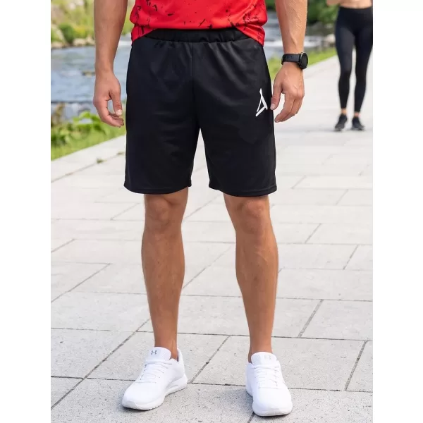  Hochwertige Funktionsshorts für Herren ALTISPORT VOJ/ALM013KRA01 SCHWARZ 
