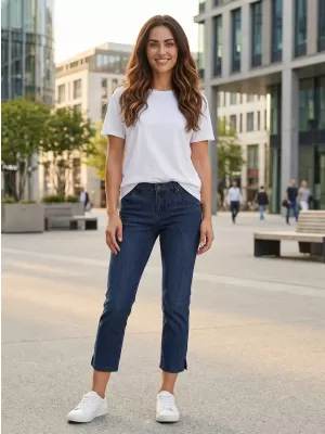 3/4-Hose für Damen SAM 73 ANTONELLA WK 813 DUNKLER DENIM