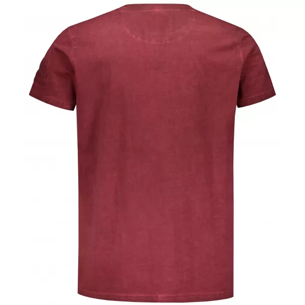  Herren-T-Shirt KIXMI SALEM BURGUND 