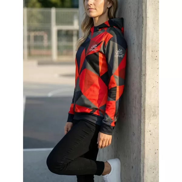  Hochwertiges Funktions-Sweatshirt für Damen ALTISPORT VOJ/ALW007MI01 ROT 