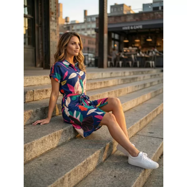  Kleid KIXMI SHANON DUNKELBLAU 