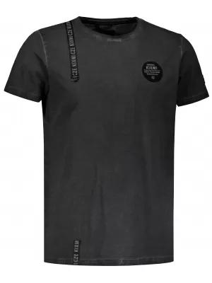 Herren-T-Shirt KIXMI SIMEON DUNKELGRAU