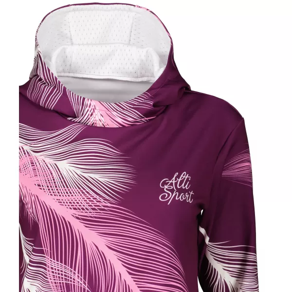  Hochwertiges Funktions-Sweatshirt für Damen ALTISPORT VOJ/ALW001MI01 FUCHSIE 