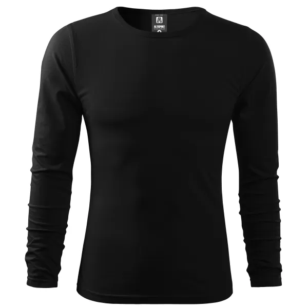  Herren-T-Shirt mit langen Ärmeln ALTISPORT NoPrint NP/ALM911 SCHWARZ 
