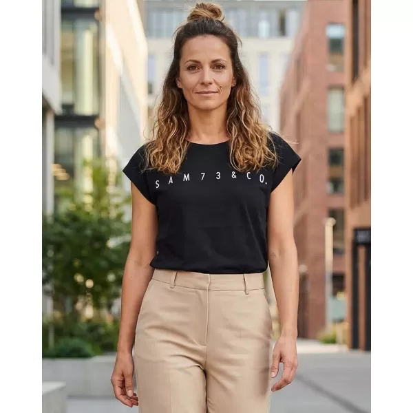  Damen-T-Shirt SAM 73 OCTAVIA WT 921 SCHWARZ 