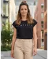 Damen-T-Shirt SAM 73 OCTAVIA WT 921 SCHWARZ