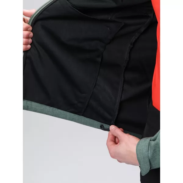  Herren-Softshelljacke LOAP LADAN SFM2401 GRÜN 