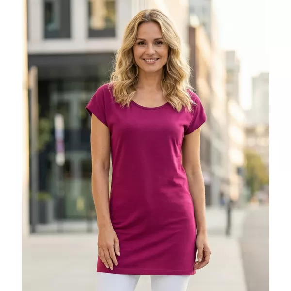  Langes T-Shirt für Damen ALTISPORT NoPrint NP/ALW321 FUCHSIE 