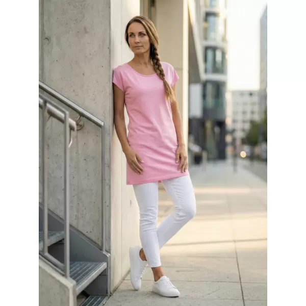  Langes T-Shirt für Damen ALTISPORT NoPrint NP/ALW321 ROSA 