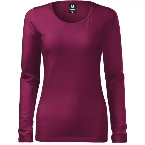  Damen-T-Shirt mit langen Ärmeln ALTISPORT NoPrint NP/ALW931 FUCHSIE 