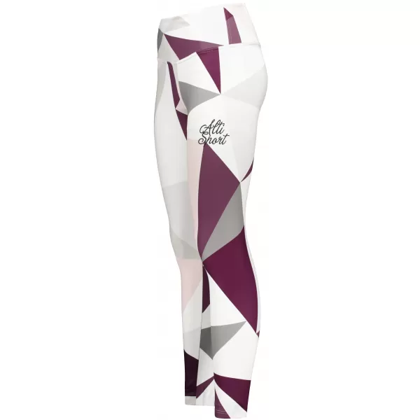  Lange Premium-Leggings für Damen ALTISPORT VOJ/ALW007LEG01 WEIß 