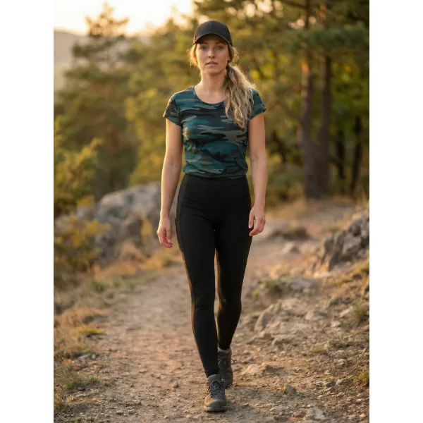  Damen-T-Shirt ALTISPORT NoPrint NP/ALW22C TARNUNG/BENZIN 