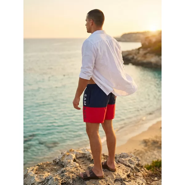  Badeshorts für Herren SAM 73 EDUARDO MS 818 ROT 