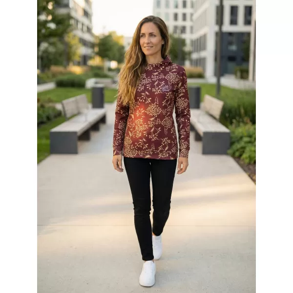  Hochwertiges Funktions-Sweatshirt für Damen ALTISPORT VOJ/ALW025MI01 BURGUND 